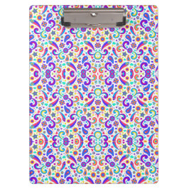 Pranchetas Colorful clipboard with a vibrant