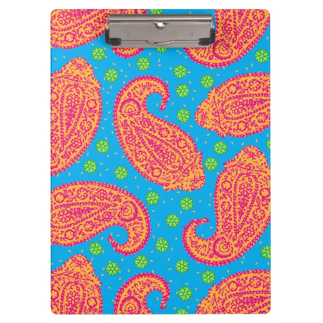 Pranchetas Colorida Paisley Pattern (Frente)