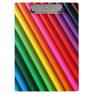 Pranchetas coloridas dos lápis