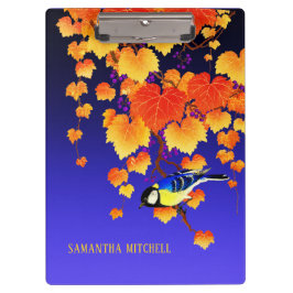 Pranchetas Coluna Excelente de Vinha de Queda Pássaro Laranja