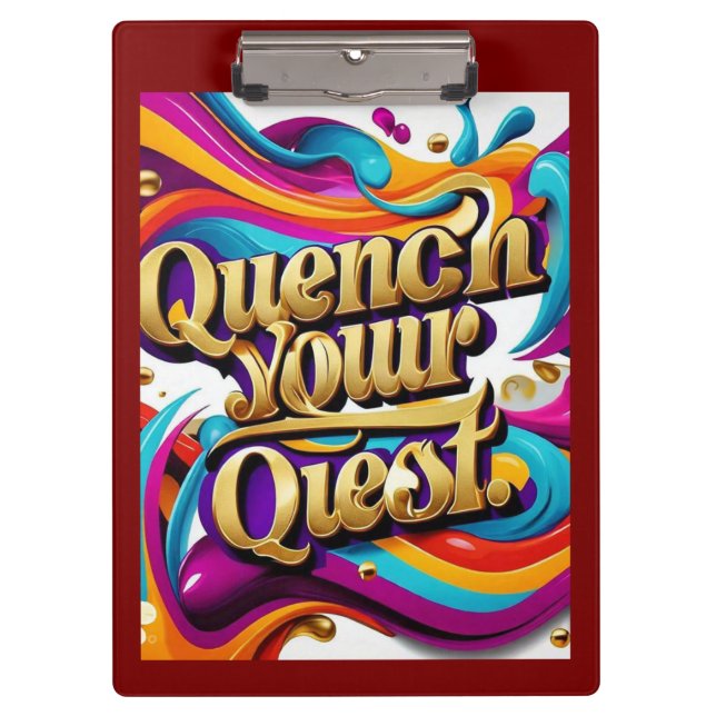 Pranchetas "Combustível a sua ambição" (Frente)