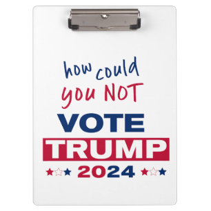 Pranchetas Como não pôde votar no TRUMP 2024