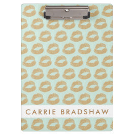 Pranchetas Compor o nome personalizado do padrão dos Lábios D