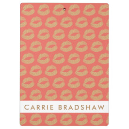 Pranchetas Compor os Lábios Luminosos Dourados Peach Personal