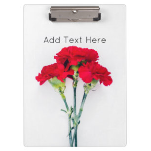 Pranchetas Conjunto de Flores Vermelhas