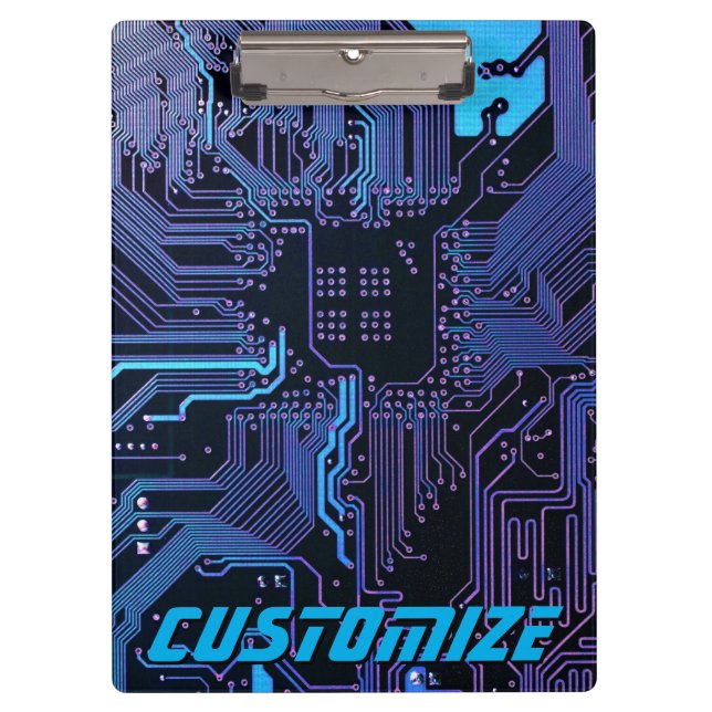 Pranchetas Conselho de Circuito Eletrônico Azul PCB Blue - Ou (Frente)
