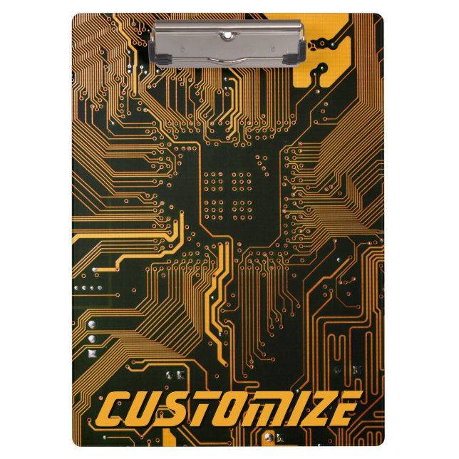 Pranchetas Conselho de Circuito Laranja de PCBs Personalizado (Frente)