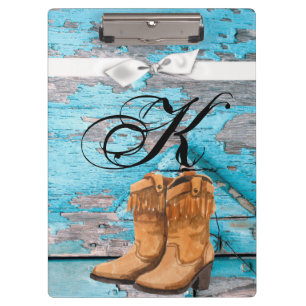 Pranchetas Conselho de Clip Personalizado Boots da Porta Azul