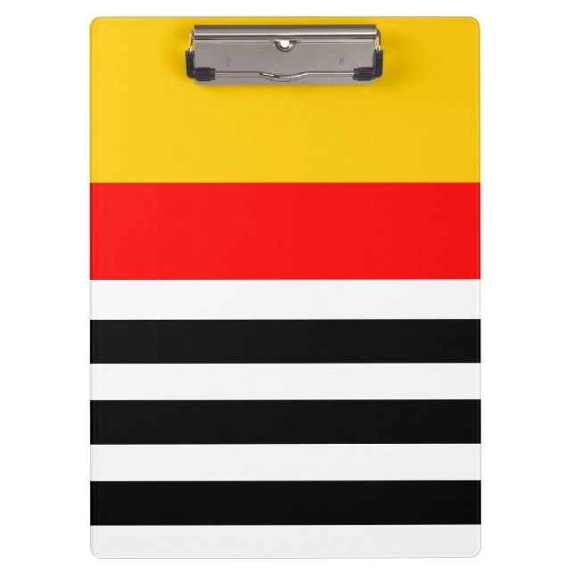 Pranchetas Conselho de clipe clássico Stripe espanhol (Frente)