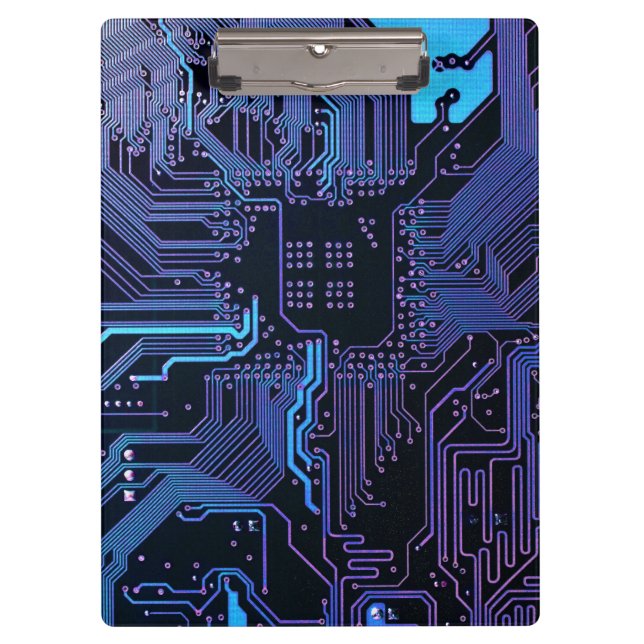 Pranchetas Conselho Nerd de saída PCB Blue Electronic Circuit (Frente)