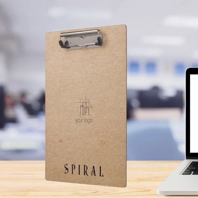 Pranchetas Construção de edifícios Papel Kraft (Building Construction Contractor Kraft Paper Clipboard)