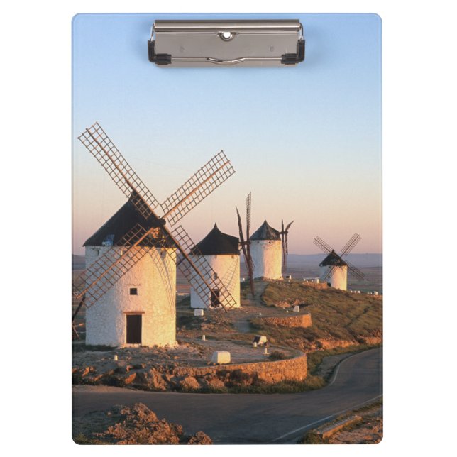 Pranchetas Consuegra, La Mancha, Espanha, moinhos de vento (Frente)