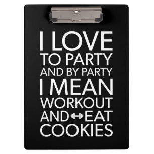 Pranchetas Cookies para preparação e refeição - Engraçado Gym