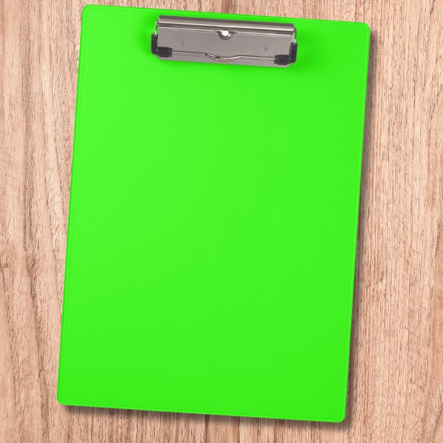 Pranchetas Cor Sólida Neon Verde | Clássico (Criador carregado)