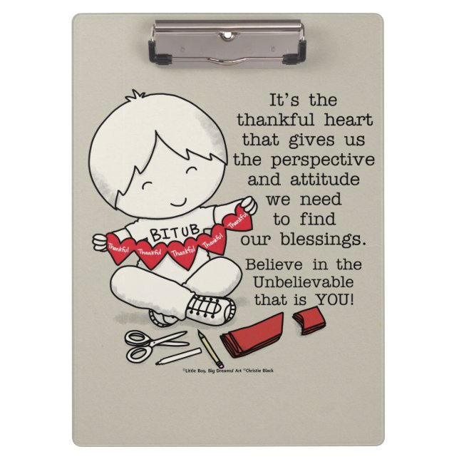 Pranchetas Corações Agradecidos (Frente)