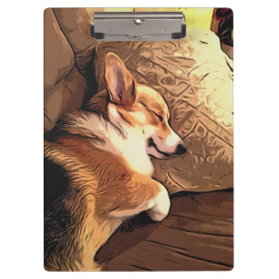 Pranchetas Corgi do sono Galês