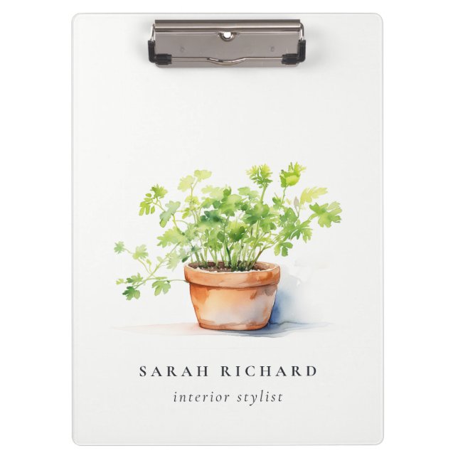 Pranchetas Coriander Aquarela De Berço Potente (Frente)