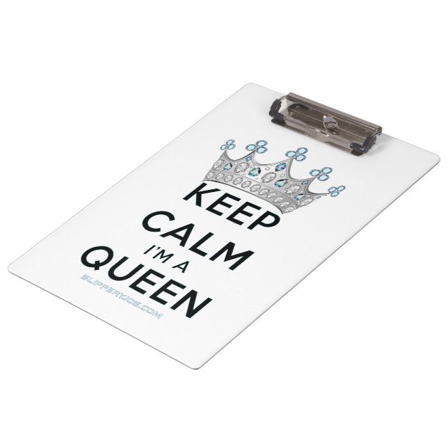 Pranchetas Coroa rainha polished prata SlipperyJoe's keep cal (Inclinado)
