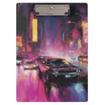 Corrida noturna em Vibrant City