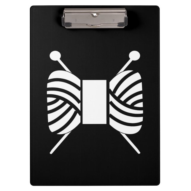 Pranchetas Cortando Agulhas e Manchete de Yarn {Dark} (Frente)