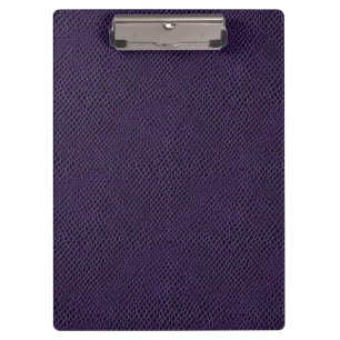 Pranchetas Couro roxo da pele de cobra