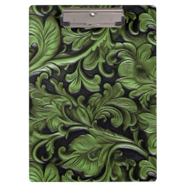 Pranchetas Couro verde-dotado de salva-vidas