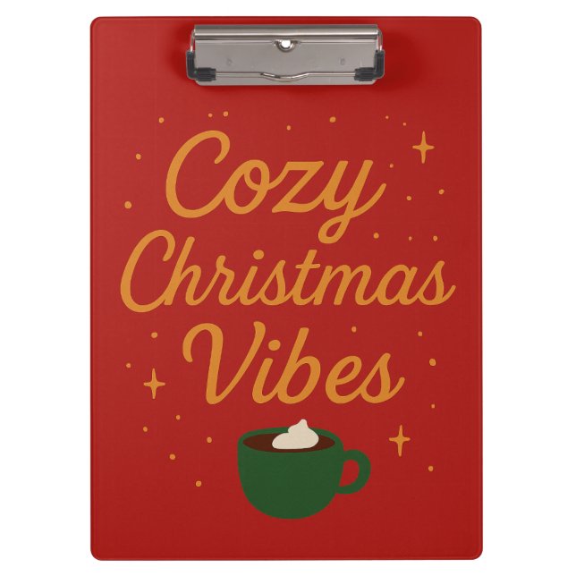 Pranchetas Cozy Christmas Vibes (Frente)