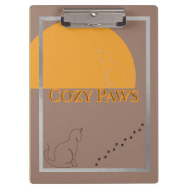 Pranchetas Cozy Paws Clipboard