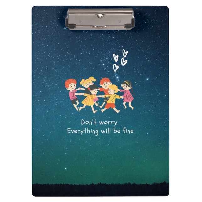 Pranchetas Crianças felizes (Frente)