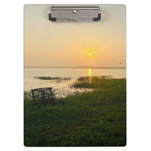 Pranchetas Crie a sua foto: nascer do sol da praia simples