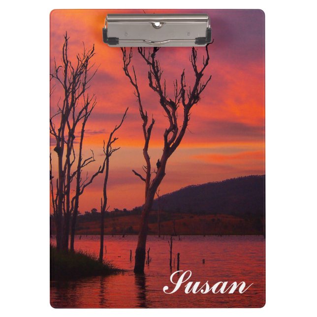 Pranchetas Crie sua própria área de transferência com o nome (Frente)