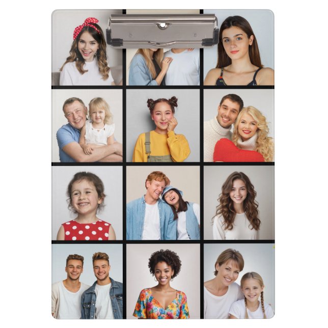 Pranchetas Crie Sua Própria Colagem De Fotos 12 (Frente)