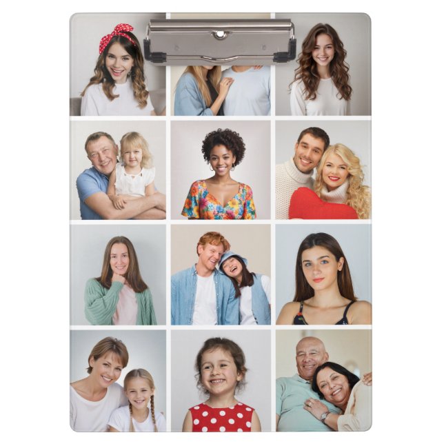 Pranchetas Crie Sua Própria Colagem De Fotos 12 (Frente)