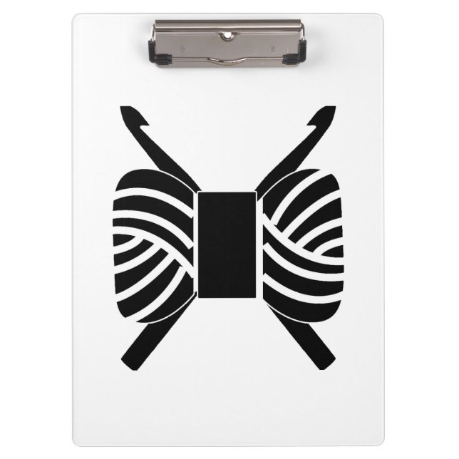 Pranchetas Crochet Hooks & Yarn Skein (Frente)