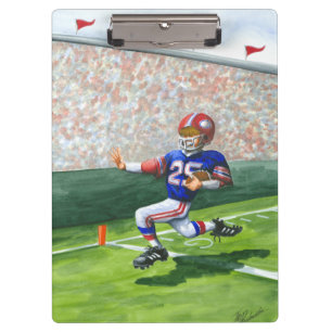 Pranchetas Cruzando a Linha de Meta para um Retoque