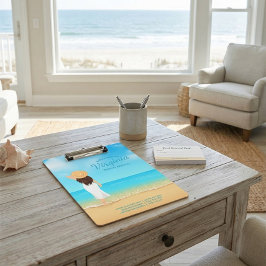 Pranchetas Custom Beach House Coastal Ocean Clipboard