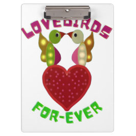 Pranchetas Custom Lovebirds Heart Gift Classic Playing Cards