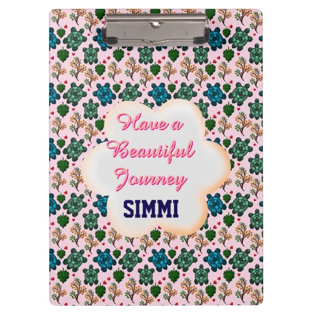 Pranchetas Custom turtle pattern  (Frente)