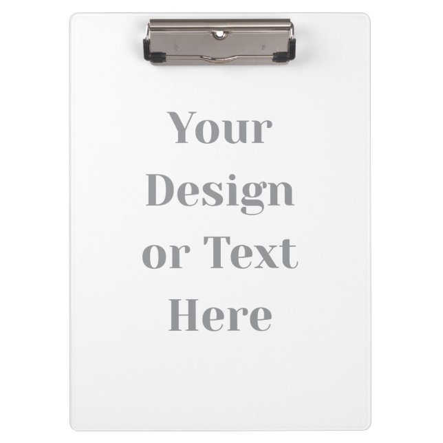 Pranchetas Customizable Your Design or Text Here Personalized (Frente)