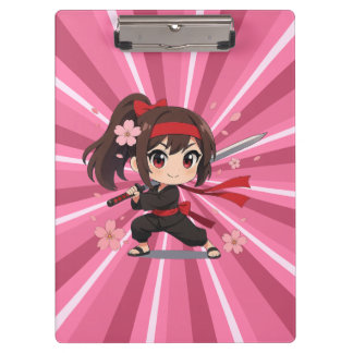 Pranchetas Cute anime warrior blossom girl