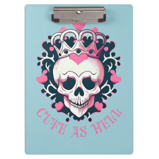 Pranchetas Cute as Hell Schädel mit Krone