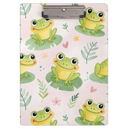 Pranchetas Cute frogs Pattern