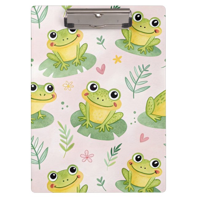 Pranchetas Cute frogs Pattern (Frente)