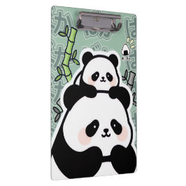 Pranchetas Cute Kawaii Panda Clipboard