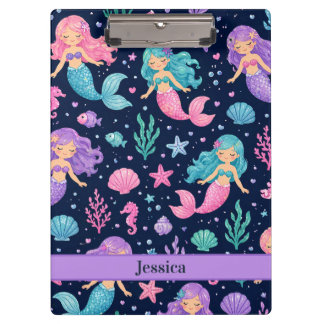 Pranchetas Cute Mermaid Pattern