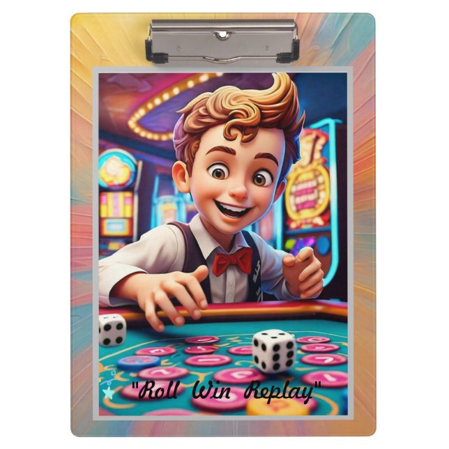 Pranchetas "Dados em 3D" (Frente)