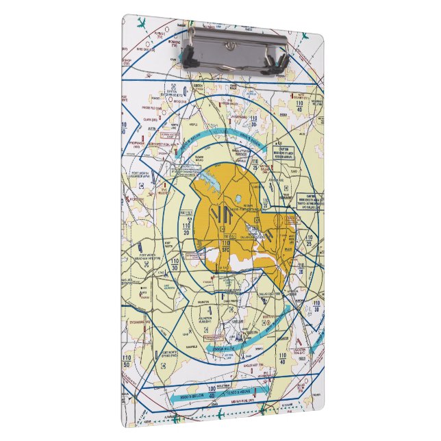 Pranchetas Dallas Ft Gráfico de Flyway do Worth (Direita)