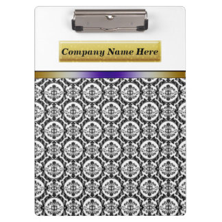 Pranchetas Damascos pretos no branco