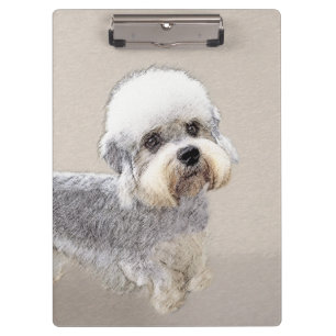 Pranchetas Dandie Dinmont Terrier pintando pintura original d