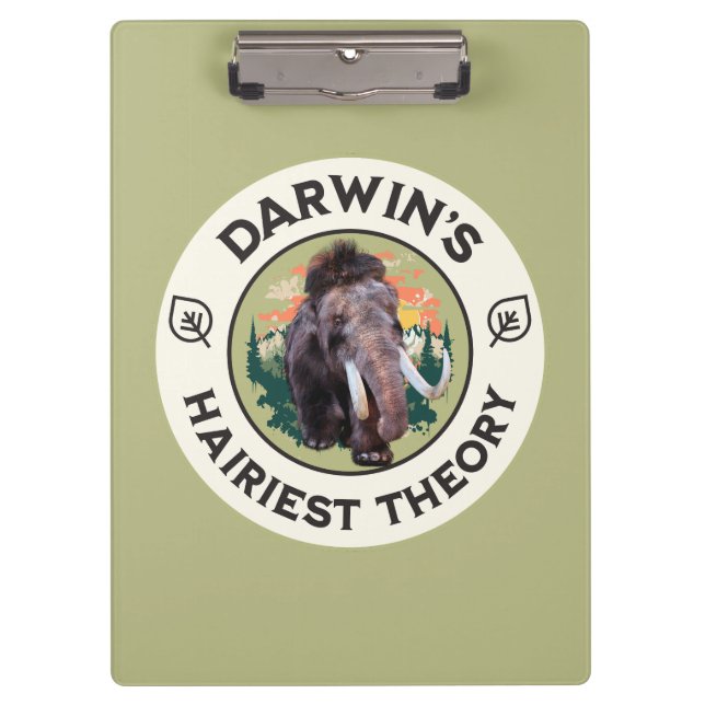 Pranchetas Darwin’s Teoria Mais Peluda Mamute Lanudo  (Frente)
